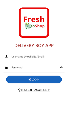 Android application Fresh to Shop - Delivery App screenshort
