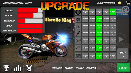 Imágen 4 Wheelie King 2 - manual gears android