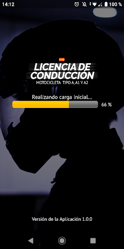 Android application Licencia de Motos Online A1, A screenshort
