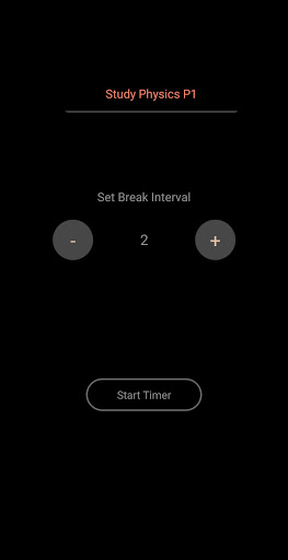 BB Pomodoro Timer Screen 3