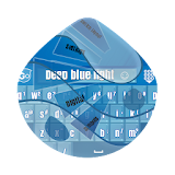 Deep blue light GO Keyboard icon