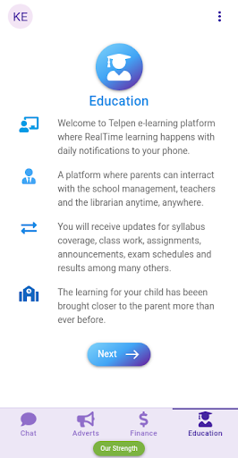 Android application Telpen Education screenshort