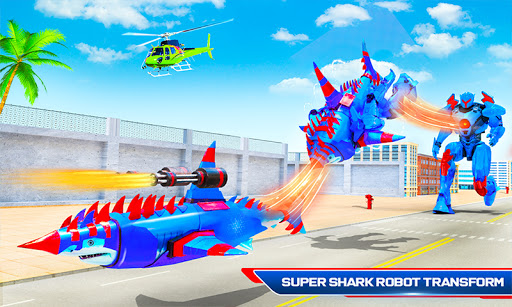 Robot Shark Attack: Transform Robot Shark Games 31 screenshots 1