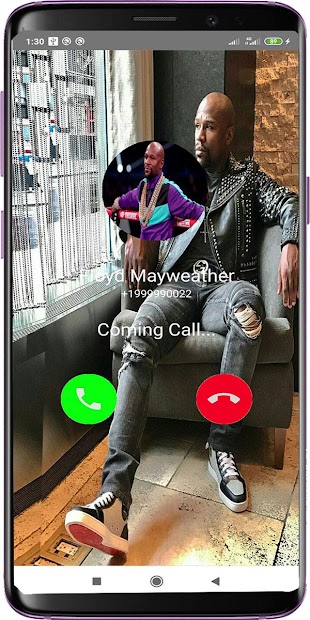 Screenshot 10 Floyd Mayweather boxer  Call Video (fake) android