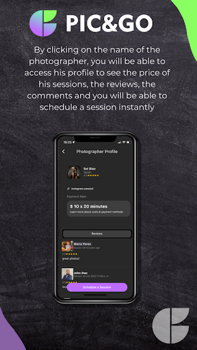 Pic&Go -Request a Photographer Screen 3