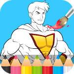 Cover Image of Download Superhero Coloring Pages  APK