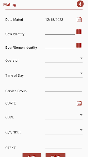 Android application PigCHAMP Beta screenshort