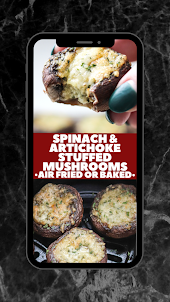 Air Fryer Spinach and Artichok