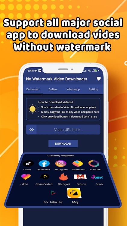 No Watermark Video Downloader - 9.0 <22-11-2023> - (Android)
