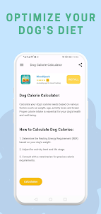 Dogcare-dog calorie calculator