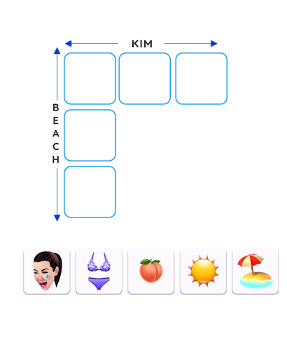 Android application Emoji Cross screenshort