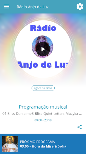 Android application Rádio Anjo de Luz screenshort