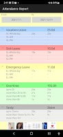 screenshot of Attendance & Leave Tracker