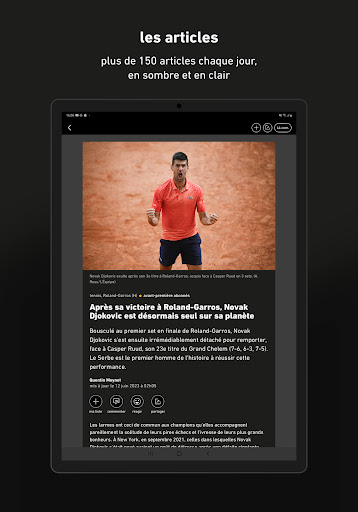 L'Équipe, sports en direct