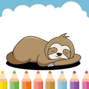 Sloth Coloring Book 1.1.5 APK + Mod (Unlimited money) untuk android