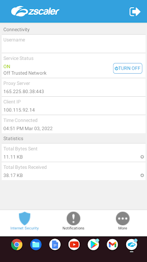 Client Connector - Chromebook Screen 3