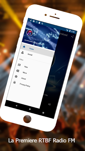 Android application La Premiere RTBF Radio FM screenshort