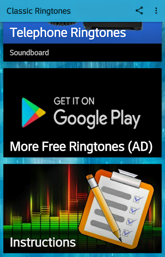 Classic Telephone Ringtones Screen 2