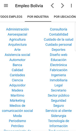 Empleo Bolivia Screen 3