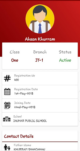JPS School System Screen 3