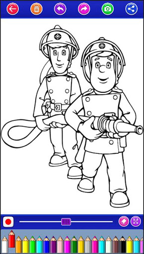 Firefighter Coloring Book : Sa Screenshot 3 - AppWisp.com
