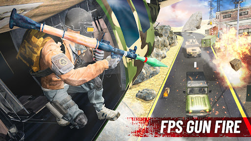 Android application Fps Real Commando Mission Game screenshort