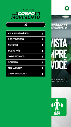 Academia Corpo e Movimento Screen 2