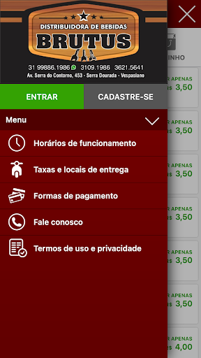Android application Brutus Distribuidora screenshort