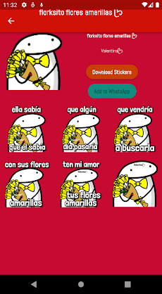 Flores Amarillas Stickersのおすすめ画像4
