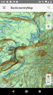 Backcountry Map Screenshot