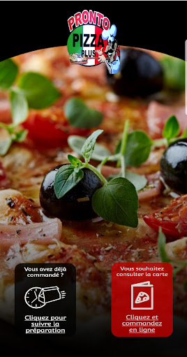 Android application PRONTO PIZZA screenshort