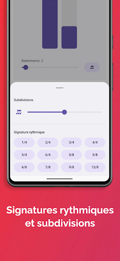 Métronome Facile Capture d'Écran de l'Application Android 4