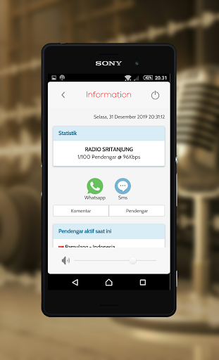 Radio Sritanjung FM - Rogojamp Screen 2