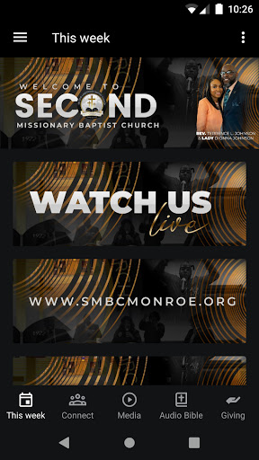 Android application Second Missionary Bapt Church screenshort