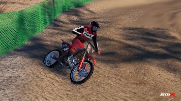 screenshot of SMX: Supermoto Vs. Motocross