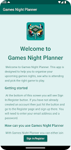 Games Night Planner