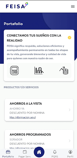 FeisaApp Screen 2