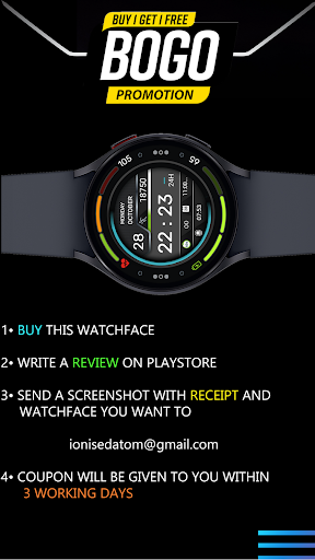 IA68 Digital Watchface screenshot 3