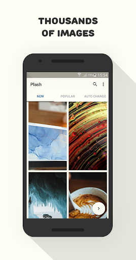Android application Plash – Awesome wallpapers screenshort