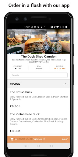 Android application The Duck Shed screenshort