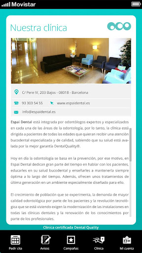 Espai Dental - Dra. Del Rey Screen 3