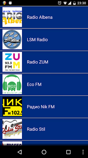 Android application Radio Moldova screenshort