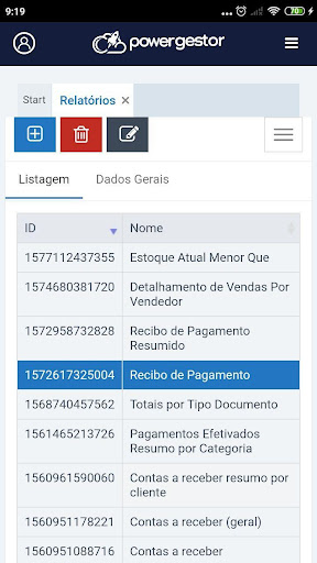 Android application PowerAnalytics screenshort
