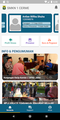 SMKN 1 CERME MOBILE Screen 3