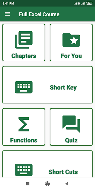 Screenshot 2 Full Excel Course, Excel Tutorial (Offline) android