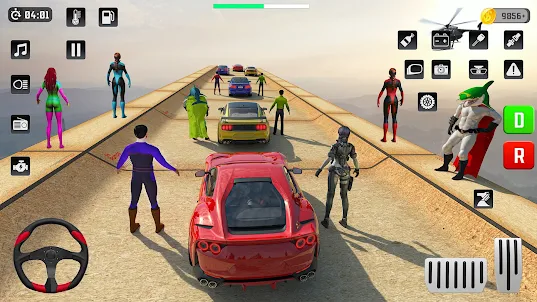 Superhero Gt Car Stunt Game 3d