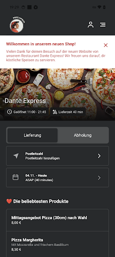 Dante Express Screenshot 1 - AppWisp.com
