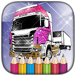 Cover Image of Unduh Truck Glitter Coloring Book  APK