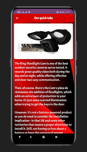 Ring Floodlight Camera Guide Screen 2