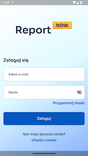 Android application Rawicom ReportNow screenshort